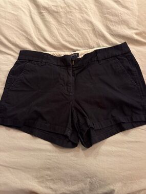 J. Crew Black Chino Bermuda Shorts
